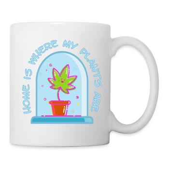 Home is where my plants are - Mug - white - Right
