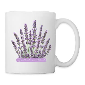 Fleurs de lavande folles pour la lavande - Mug blanc - blanc - Droite