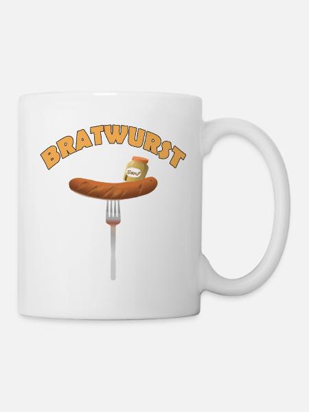BRATWURST - Tasse - Weiß