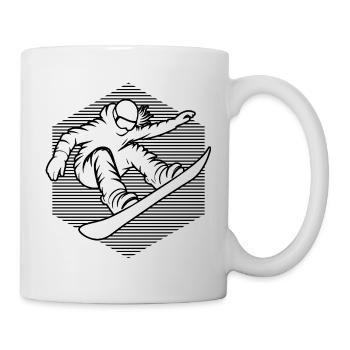 Design simple et intemporel pour les femmes - Mug blanc - blanc - Droite