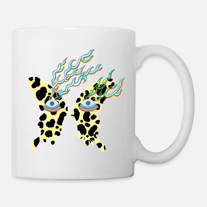 butterfly_with_eyes - Mug - white
