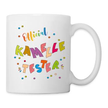 Kamelle Tester - Mug blanc - blanc - Droite