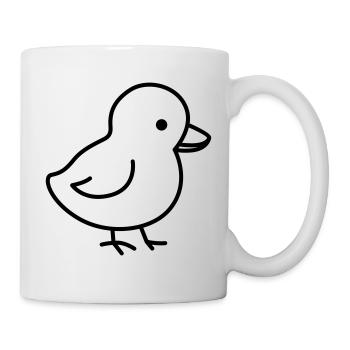 Un petit poussin mignon, adapté à Pâques - Mug blanc - blanc - Droite