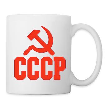 CCCP Design dans le style années 80 – Chemise rétro - Mug blanc - blanc - Droite