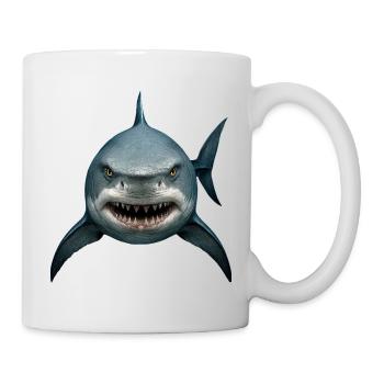Costume de requin Océan Animal marin Dangereux - Mug blanc - blanc - Droite