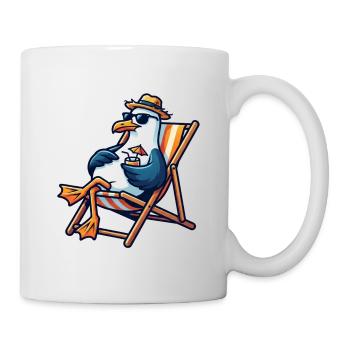 Strandlounge Möwe - Tasse - Weiß - Rechts
