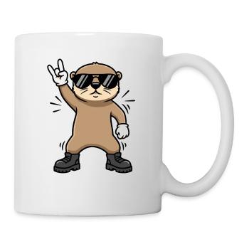 Otter Rock Music Baby Gift Funny - Mug - white - Right