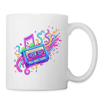 90s Girl - Tasse - Weiß - Rechts