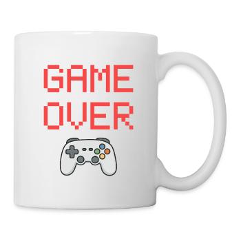 Game Over – Gamer Controller T-Shirt - Mug - white - Right
