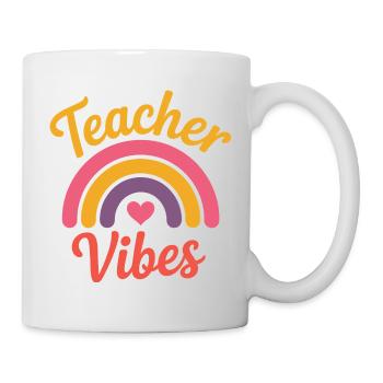 teacher vibes - Mug - white - Right