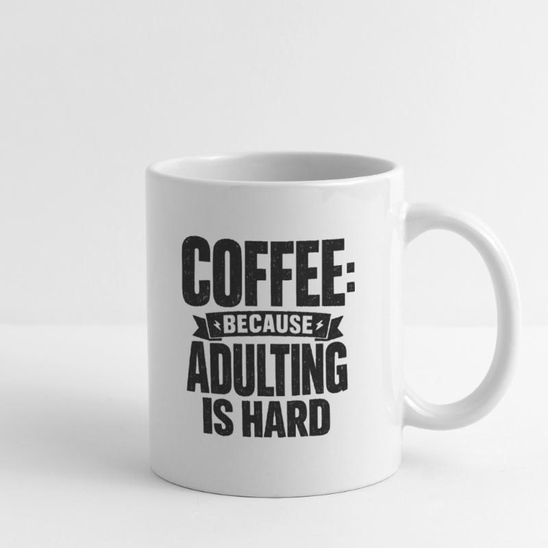 Coffee because Murder is wrong Kaffee retro Mug