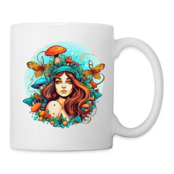 Forêt de conte de fées - Mug blanc - blanc - Droite