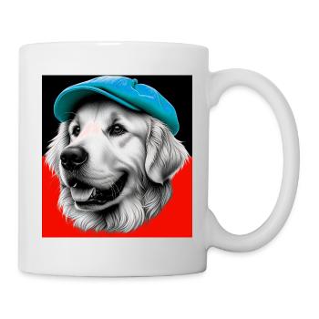Golden Retriever Dog - Mug - white - Right