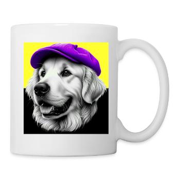 Golden Retriever Dog - Mug - white - Right
