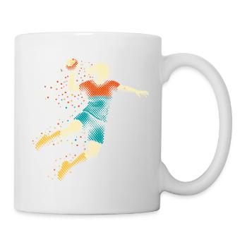 Les filles de handball - Mug blanc - blanc - Droite