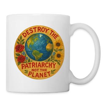 Soulèvement de la planète pour l’égalité - Mug blanc - blanc - Droite