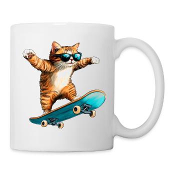 Cat Skater - Mug - white - Right