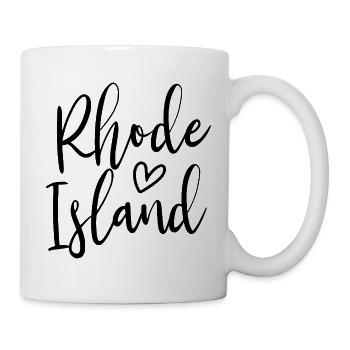 Rhode Island Heart Women's Love Rhode Island - Mug - white - Right
