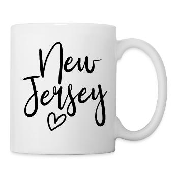 New Jersey Heart Women's Love New Jersey - Mug - white - Right