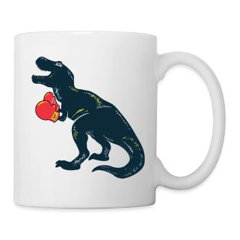 Dino Boxer Rex - Mug - white - Right