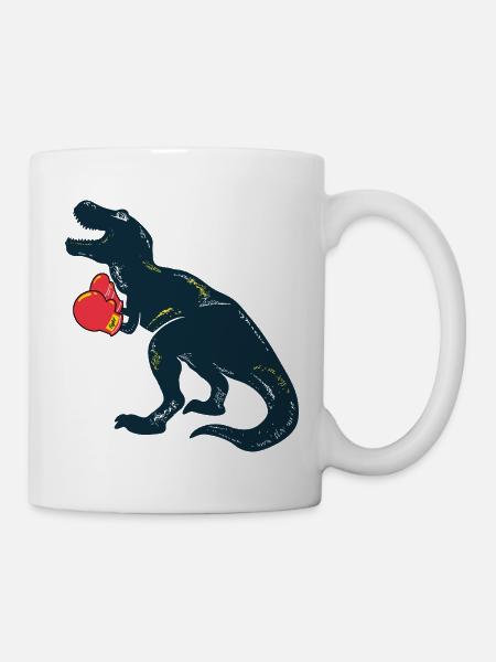 Dino Boxer Rex - Mug blanc - blanc