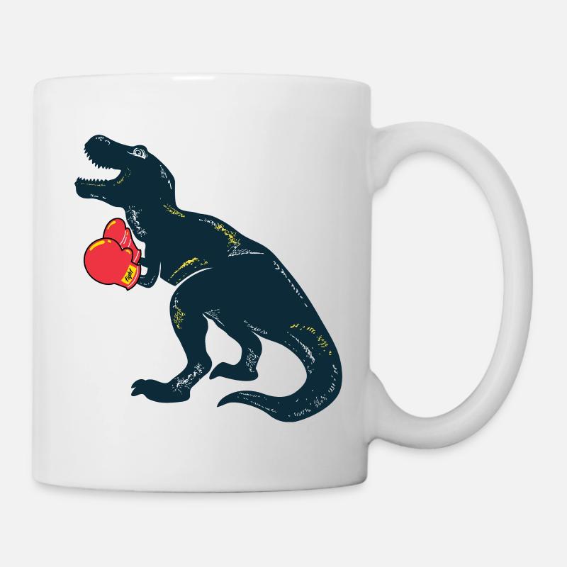 Dino Boxer Rex - Mug - white