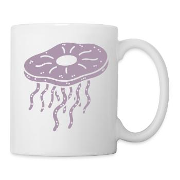 Minimalist Kombucha SCoby Tea Jellyfish - Mug - white - Right