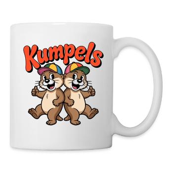 Buddies Double Otter Cartoon - Mug - white - Right