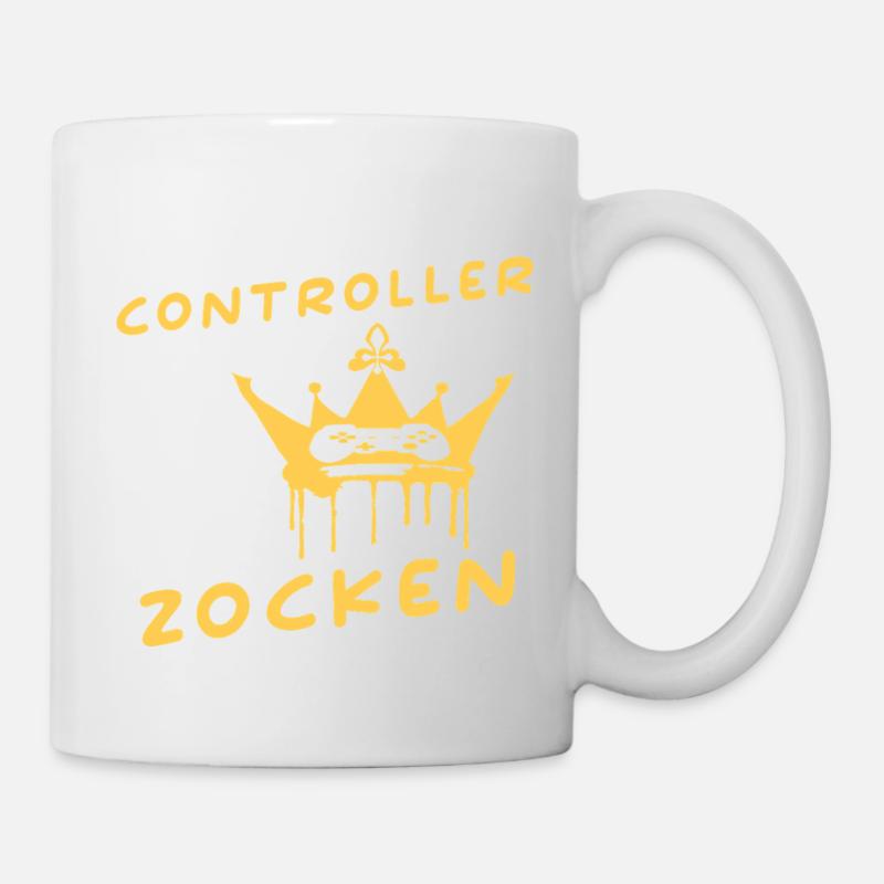 Il me tend la manette que le roi veut jouer - Mug blanc - blanc