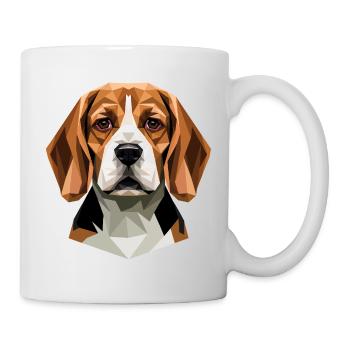 Beagle Welpe Beagles Süßer Hund English Beagle - Tasse - Weiß - Rechts