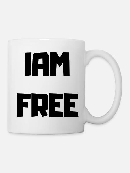 ICH BIN FREI - Tasse - Weiß