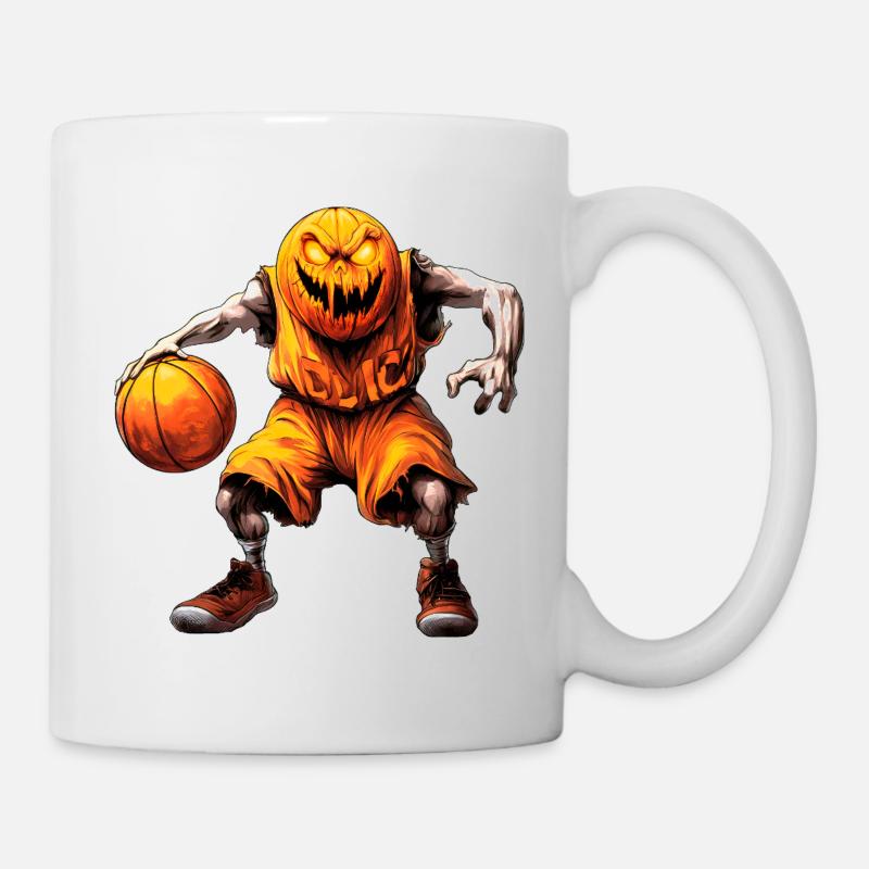 Halloween Basketball Player - Mug - white