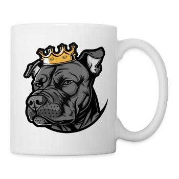 Staffordshire Bull Terrier Dog Crown - Mug - white - Right