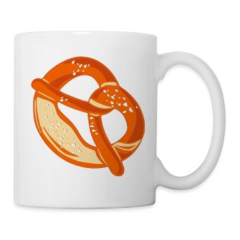 Brezel - Tasse - Weiß - Rechts