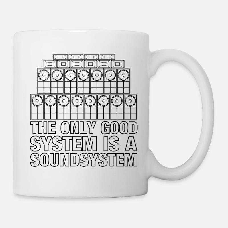 Soundsystem Reggae Bass Jungle - Tasse - Weiß