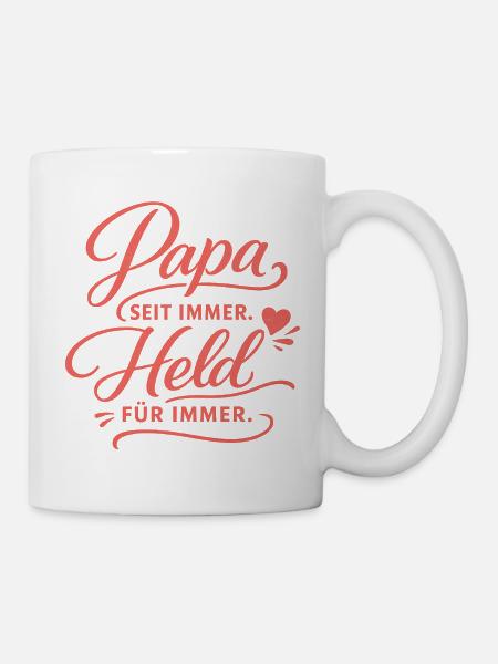 Dad Hero Forever – Father's Day Gift - Mug - white