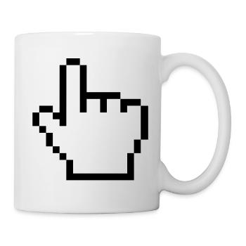 Original mouse hand - Mug - white - Right
