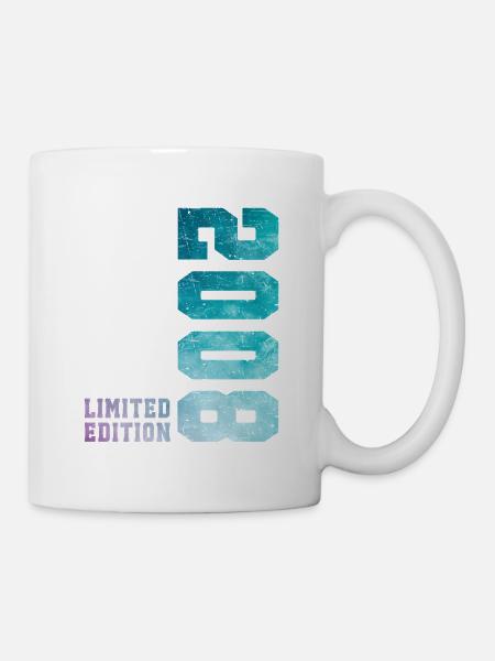 2008 Édition Limitée 18 ans anniversaire - Mug blanc - blanc