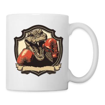 Alligator Boxer MMA - Tasse - Weiß - Rechts