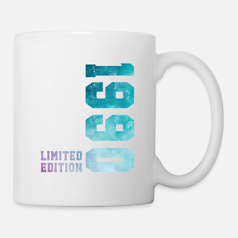 1990 Limited Edition 36 Jahre Jubiläum - Tasse - Weiß