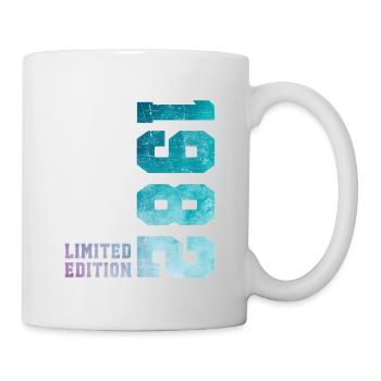 1982 Édition Limitée 44 ans anniversaire - Mug blanc - blanc - Droite
