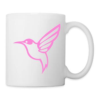 Kolibri Vogel - Tasse - Weiß - Rechts
