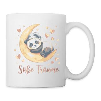 Süße Träume Panda Mond - Tasse - Weiß - Rechts