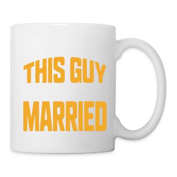 Dieser Typ heiratet - Tasse - Weiß - Rechts