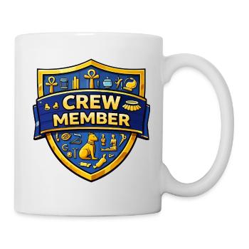 Crew Member Shield Emblem - Mug - white - Right