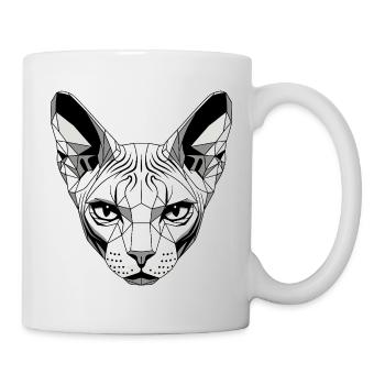 Sphynx Katze Sphynxkatze Canadian Cat Süße Sphinx - Tasse - Weiß - Rechts