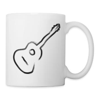 Don du guitariste guitariste - Mug blanc - blanc - Droite