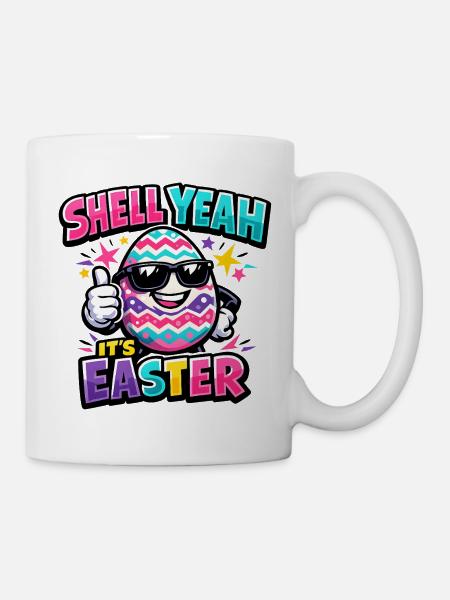 Hell Yeah It's Easter - Tasse - Weiß