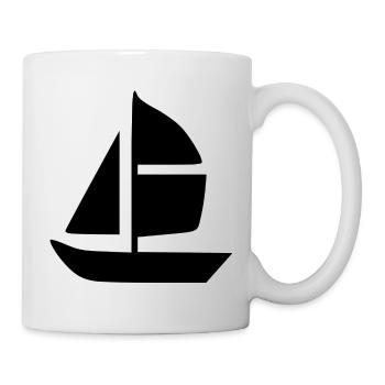 Voilier Voilier Cadeau de Voile - Mug blanc - blanc - Droite
