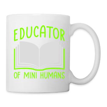 Educator Of Little Humans Teacher Funny Kids - Mug - white - Right